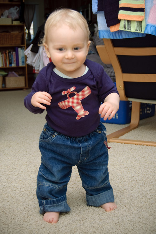 Look out world, he's almost walking