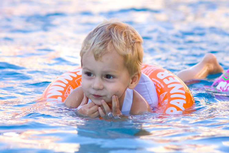 Swim training has begun but Nikola's still undecided about whether he likes it