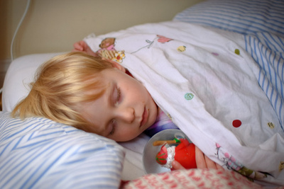 Santa fever is wearing this little guy out