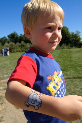 Putting his inner pirate on display
