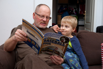 Ivan's going to double check some of the facts that he's getting from Grandpa's rendition of this book