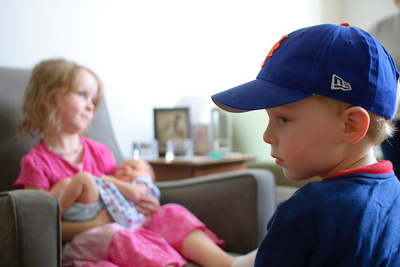 Ivan patiently waits for a game of baseball or a trip to the park to materialize