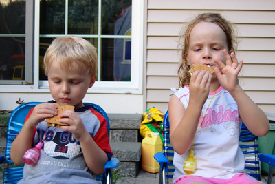 Working on their s'mores strategy