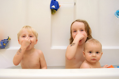 Trouble in the tub