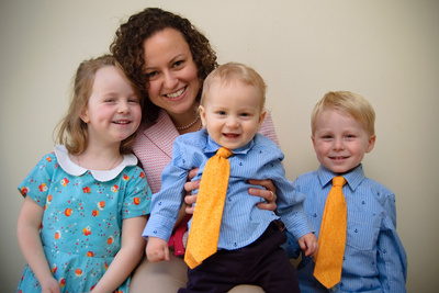 Nikola quickly picked up on the joy part of his first Easter