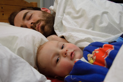 Waking up from a long winter's nap with Papa
