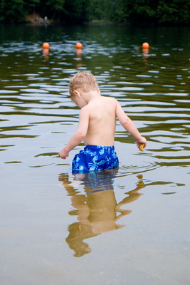 Wading in on his own terms