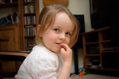 She can thank her father for this habit