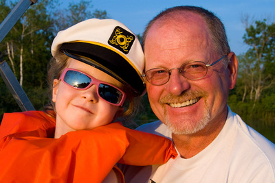 You've got to ask yourself--who exactly was steering the boat as it headed into the sunset?