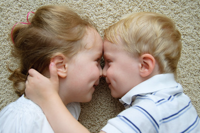 Nuzzling noses