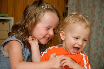 Tickle fight