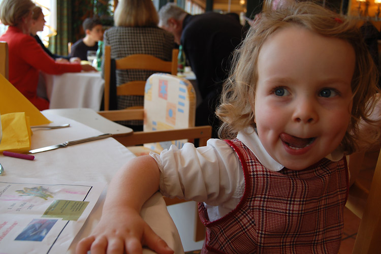 Waiting for lunch