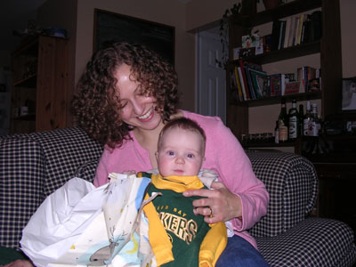 A young and reluctant Packer fan