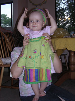 Modeling the outfit that Baka made for her birthday