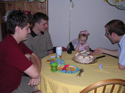 The whole birthday crew, minus Mama, who's taking the picture