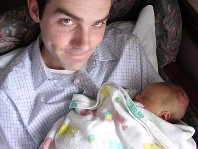 First nap with dad
